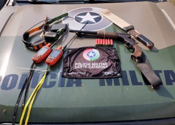 Polícia Militar verifica denúncia de caça ilegal e apreende arma de fogo