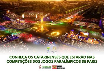 Ymanitu Silva faz parte da delegação catarinense nos Jogos Paralímpicos de Paris