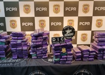 Investigação da Polícia Civil resulta em prisão de responsável pelo transporte de aproximadamente 150kg de maconha