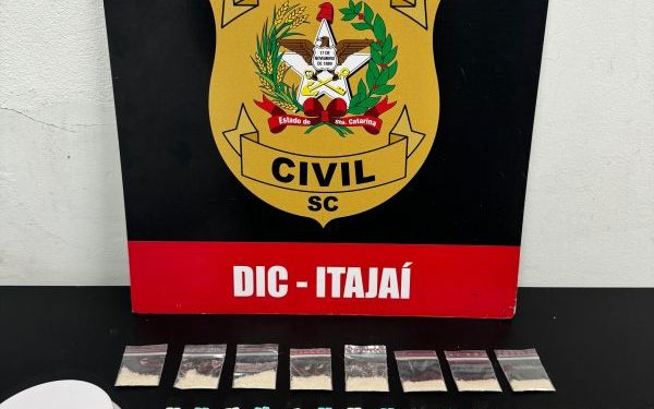 Policia Civil prende suspeito de traficar drogas sintéticas em Itajaí e região