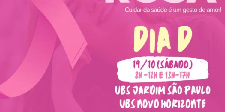 Outubro Rosa: Dia D da campanha em São João Batista acontece no próximo sábado