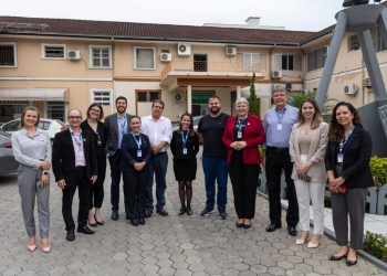 Representantes da Unifebe visitam Nova Trento para fortalecimento de convênio na área da Saúde