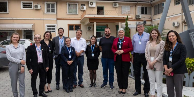 Representantes da Unifebe visitam Nova Trento para fortalecimento de convênio na área da Saúde
