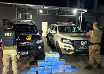 Ação conjunta da PRF e PM apreende maconha e haxixe