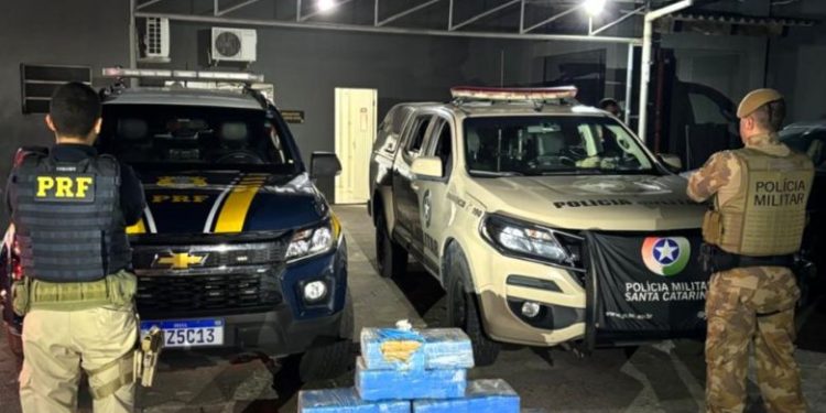 Ação conjunta da PRF e PM apreende maconha e haxixe