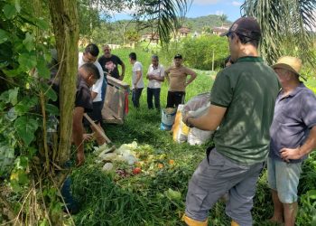 Curso de compostagem é realizado na Comunidade Bethânia