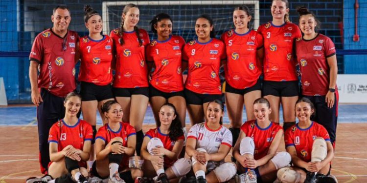 Equipe feminina sub-18 da Fube garante vaga na final da Série Bronze da Taça Paraná de Voleibol
