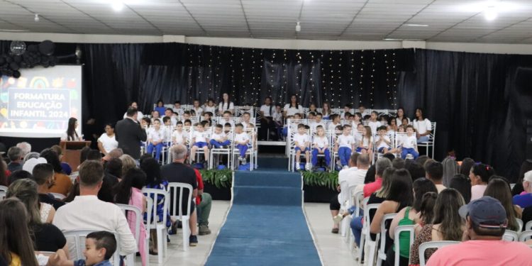 Secretaria de Educação de Canelinha realiza formatura dos pré-escolares