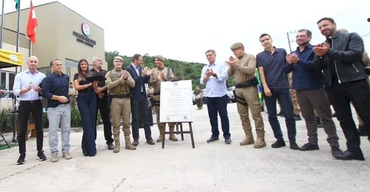 PMSC inaugura sede da 1ª Companhia do 21° Batalhão de Polícia Militar no Norte da Ilha
