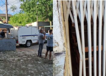 Homem em surto morre após ficar preso em grade pantográfica no centro de Canelinha