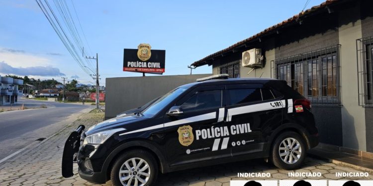 Polícia Civil conclui investigação e indicia três suspeitos por roubo a posto de combustível em Canelinha