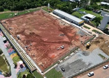 Obra do Centro Esportivo da CBF em Balneário Camboriú é embargada por irregularidades