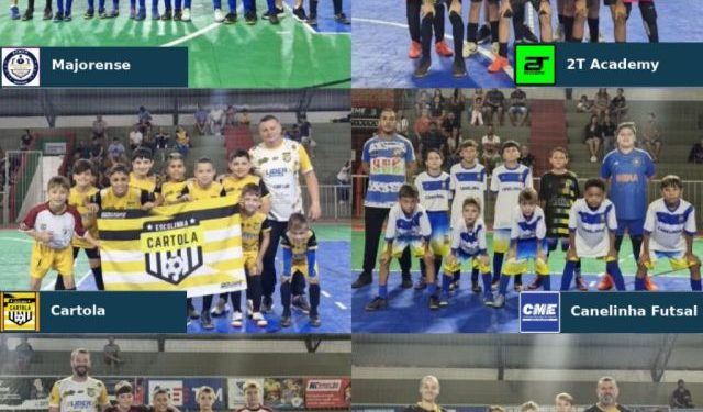 1ª Copa Nova Trento de Futsal Sub -11 tem primeira rodada com muitos gols