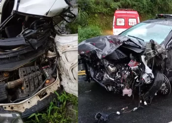 Duas pessoas morrem em grave acidente na SC-410 em São João Batista