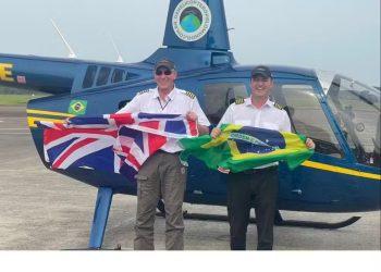 Empresário catarinense entra para o Guinness World Records pela volta ao mundo mais rápida em helicóptero