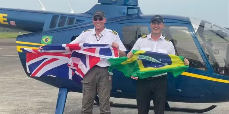 Empresário catarinense entra para o Guinness World Records pela volta ao mundo mais rápida em helicóptero