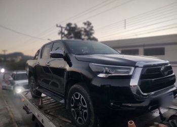 Hillux furtada na cidade de Balneário Camboriú foi recuperada em São João Batista