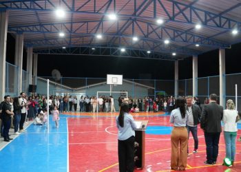 Secretaria de Educação de Canelinha inaugura Quadra Poliesportiva Cleiton José de Simas