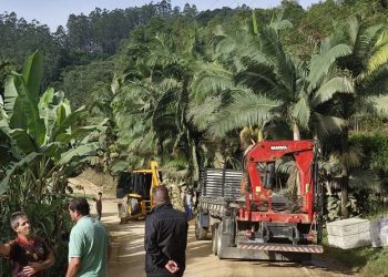Nova Trento inicia pavimentação e drenagem na Estrada Geral do Salto
