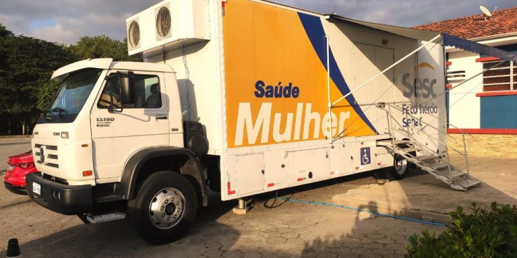 São João Batista recebe Unidade Móvel Sesc Saúde da Mulher