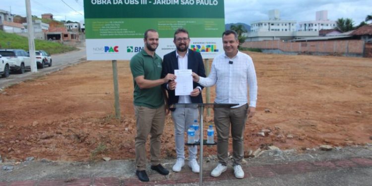 São João Batista assina Ordem de serviço para construção de nova Unidade Básica de Saúde