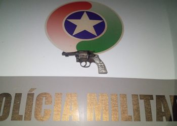 Discussão termina com mulher presa e arma apreendida em Nova Trento