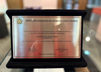 Colônia Nova Itália é homenageada durante festejos dos 150 anos da Grande Imigração Italiana