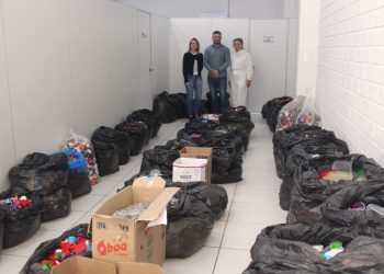Estudantes de São João Batista arrecadam 891kg de materiais recicláveis