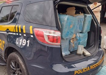 Fuga alucinada: homem tenta escapar de abordagem no Contorno da BR-101 mas é preso com 319 quilos de maconha