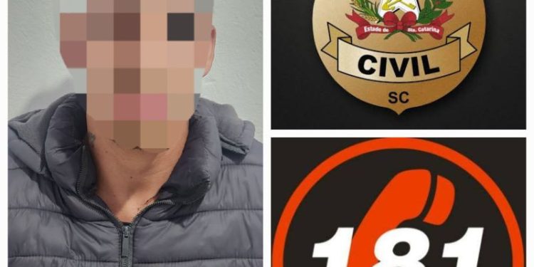 Polícia civil prende em Barra Velha suspeito de ter participado do quádruplo homicídio em São João Batista