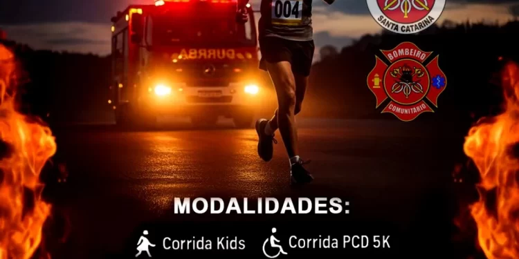 Corpo de Bombeiros Militar abre inscrições para a 2ª Corrida do Fogo em São João Batista