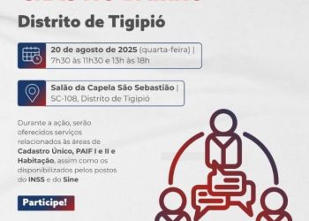 Distrito de Tigipió recebe projeto “Cras no Bairro” no dia 20 de agosto