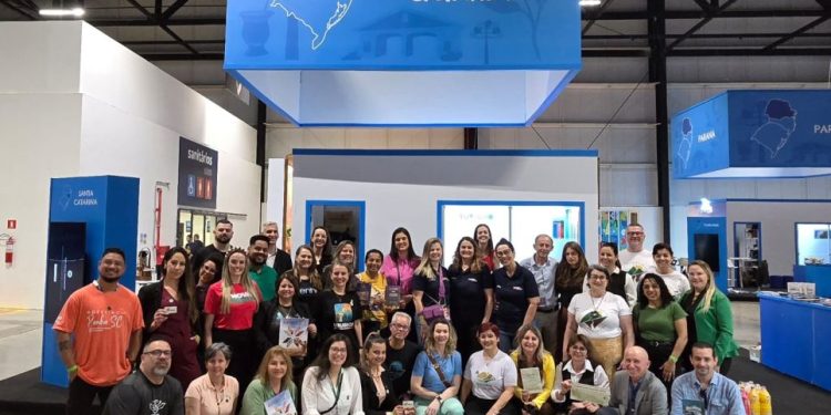 Nova Trento marca presença no 9º Salão Nacional do Turismo em São Paulo