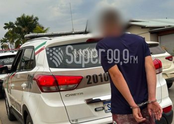 Polícia Militar de São João Batista cumpre mandado de prisão no centro