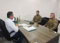 Prefeito Juliano Peixer recebe visita do comandante do 31º Batalhão de Polícia Militar