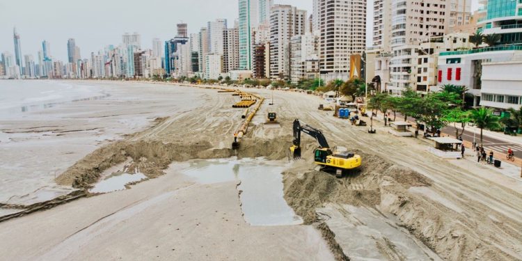 Aumento de obras de alargamento nas praias de SC leva TCE-SC a criar norma para licitações