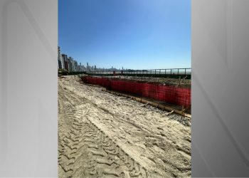Balneário Camboriú investe em “muro invisível” para conter risco de colapso da praia