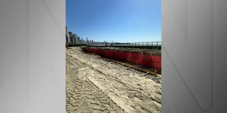 Balneário Camboriú investe em “muro invisível” para conter risco de colapso da praia