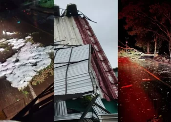 Temporal arrasa cidades de SC com ventos fortes, alagamentos e estragos