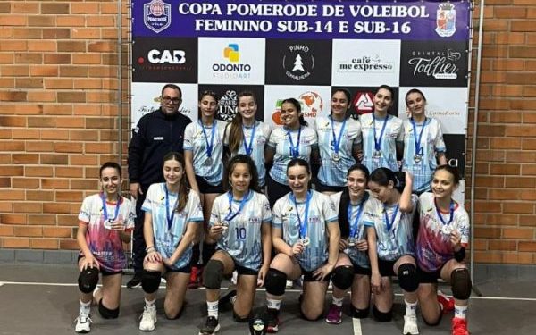 Equipe sub-16 da Fube conquista o vice-campeonato da Copa Pomerode de Voleibol Feminino