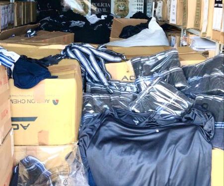 Polícia Civil de Santa Catarina desarticula esquema de falsificação de produtos da marca LUPO em Araquari; duas pessoas são presas