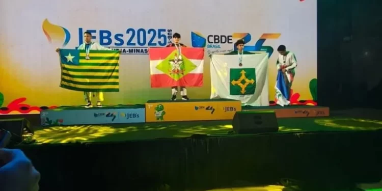 Taekwondista de São João Batista é campeão da Série Prata dos Jogos Escolares Brasileiros