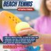 Etapa final do Campeonato Municipal de Beach Tennis de São João Batista acontece neste fim de semana