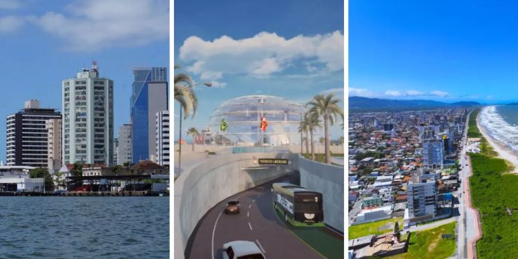 Orçamento é aprovado para túnel subaquático que vai ligar cidades do litoral de Santa Catarina em dois minutos