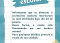 Diretores e secretários escolares de Nova Trento retomam atividades nas unidades de ensino