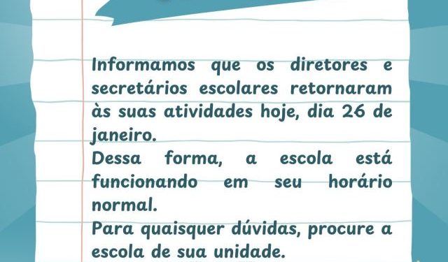 Diretores e secretários escolares de Nova Trento retomam atividades nas unidades de ensino