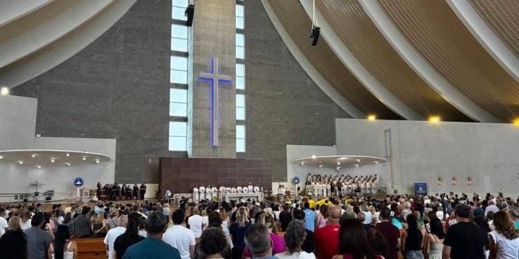 Santuário Santa Paulina celebra 20 anos com Celebração Eucarística Solene em Nova Trento
