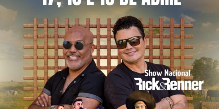 Rick & Renner é a principal atração musical da I Construagro de Nova Trento
