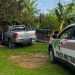 Policia Militar encontra TOYOTA HILUX após três homens armados invadirem e assaltarem residência no Tajuba 1
