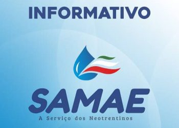 SAMAE informa: Intervenções na rede podem afetar abastecimento no bairro Vígolo em Nova Trento